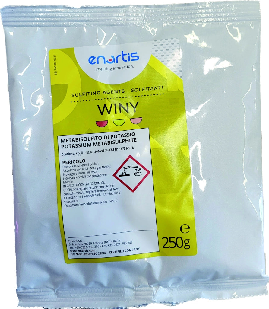 METABISOLFITO POTASSIO WINY  gr. 250