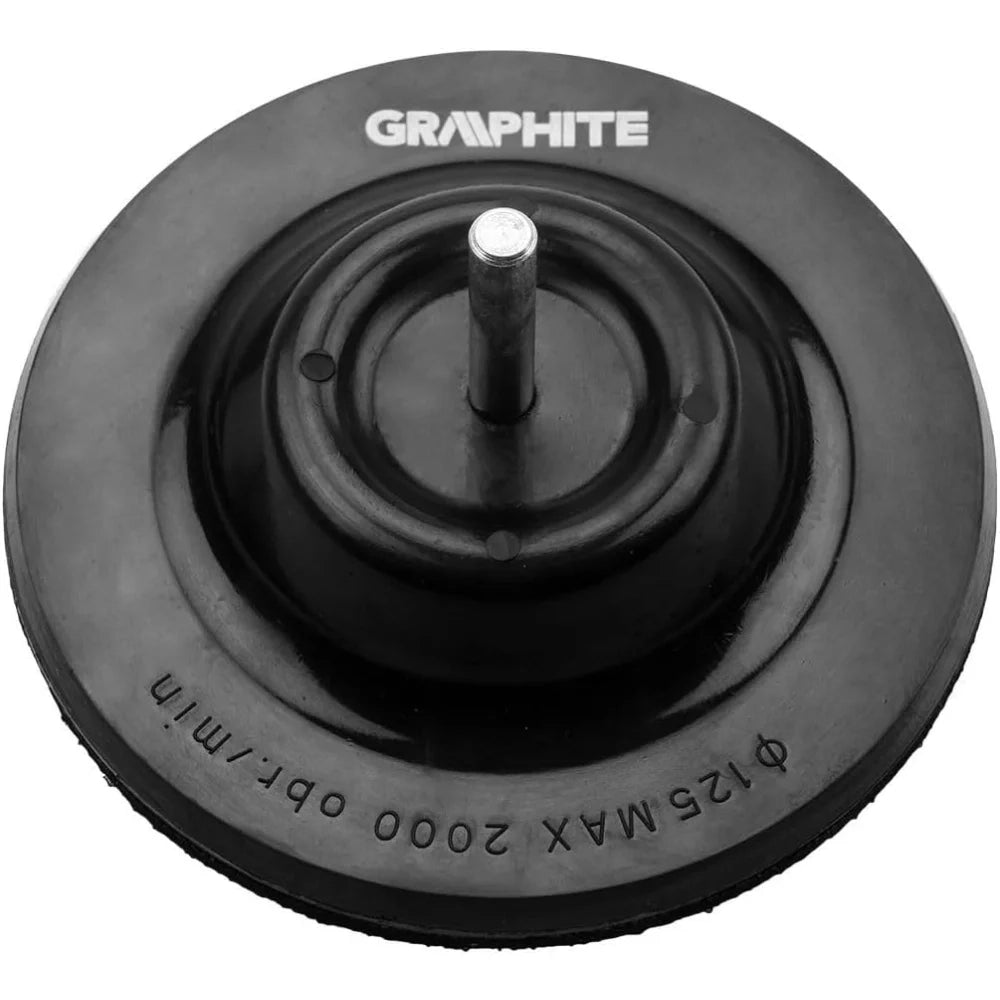 Topex 55h824 disco in gomma 125 5 mm, flessibile ds