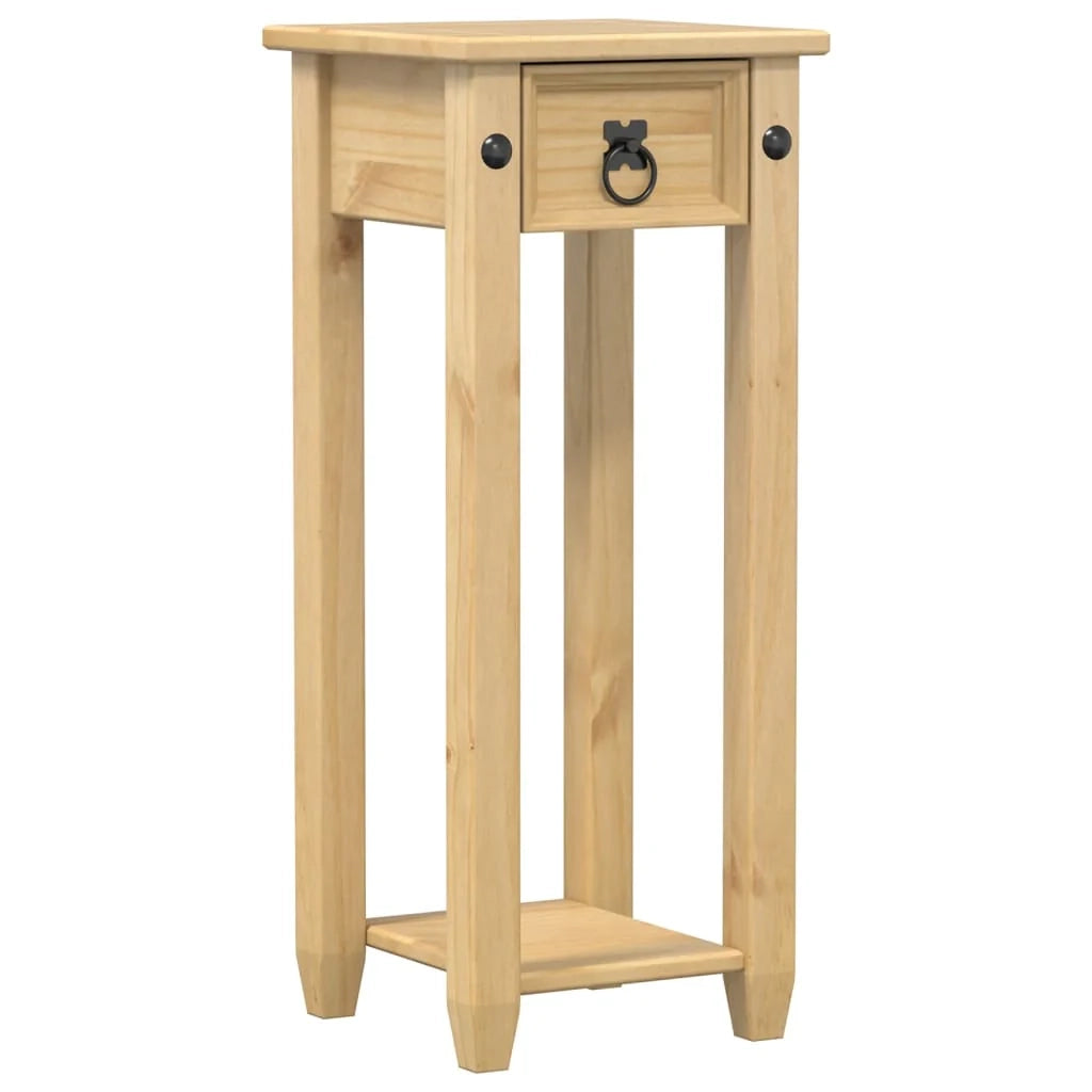 Portavasi/fioriera Corona 30 x 30 x 73 cm legno di pino massiccio marrone 02_0045174