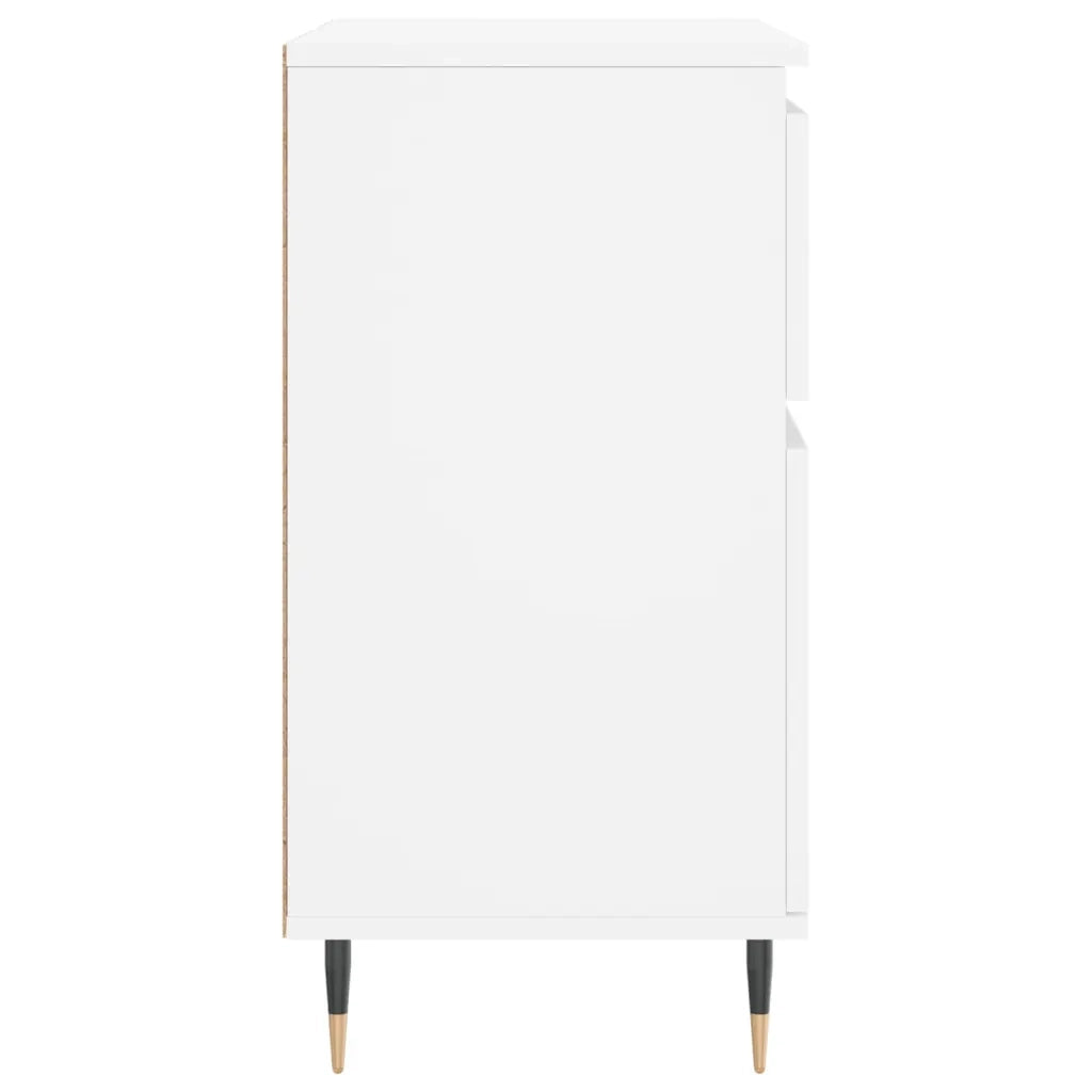Credenza-Buffet-Armadio da cucina Bianca 60x35x70 cm in Legno Multistrato 751104