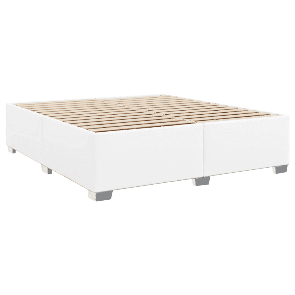 Giroletto a Molle con Materasso Bianco 180x200 cm in Similpelle 3293033