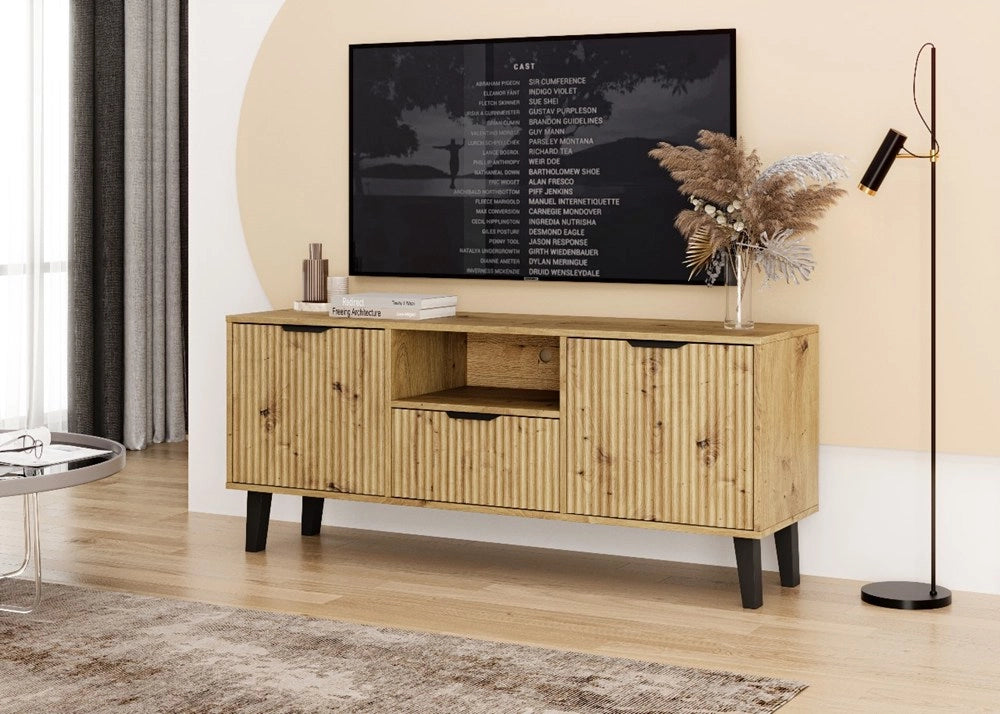 Mobile TV SCANDI 2d1s slim rovere artisan