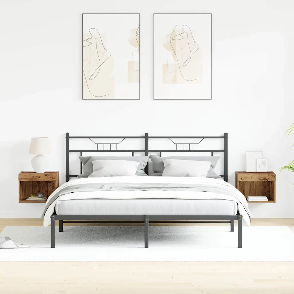 Set mobile TV 2 pz-Set di 2 Credenza per TV Legno vecchio 40 x 30 x 30 cm
