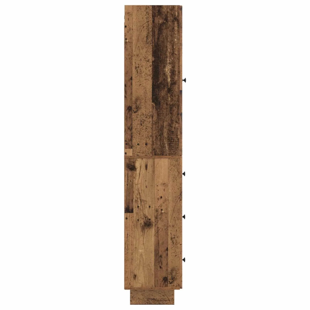 Set di armadi 2 pcs Legno antico 33 x 34,5 x 90 cm 3416392