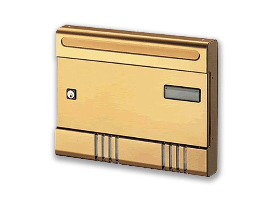 ALUBOX 1007659 Serie Sire Cassetta Postale Componibile in Alluminio Verniciato con Serratura a Cilindro di Sicurezza colore Sabbia