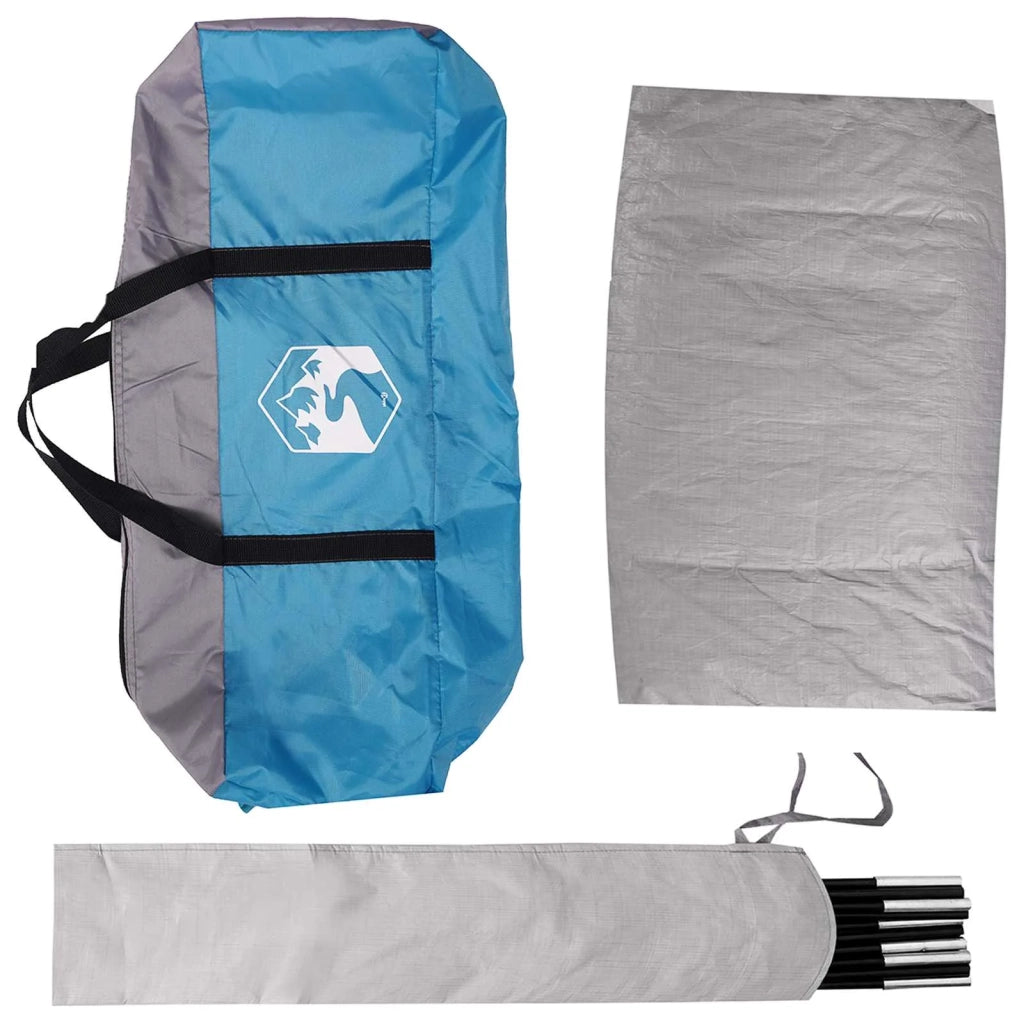 Tenda da auto Blu 200 x 170 x 170 cm Poliestere e Acciaio 42028540