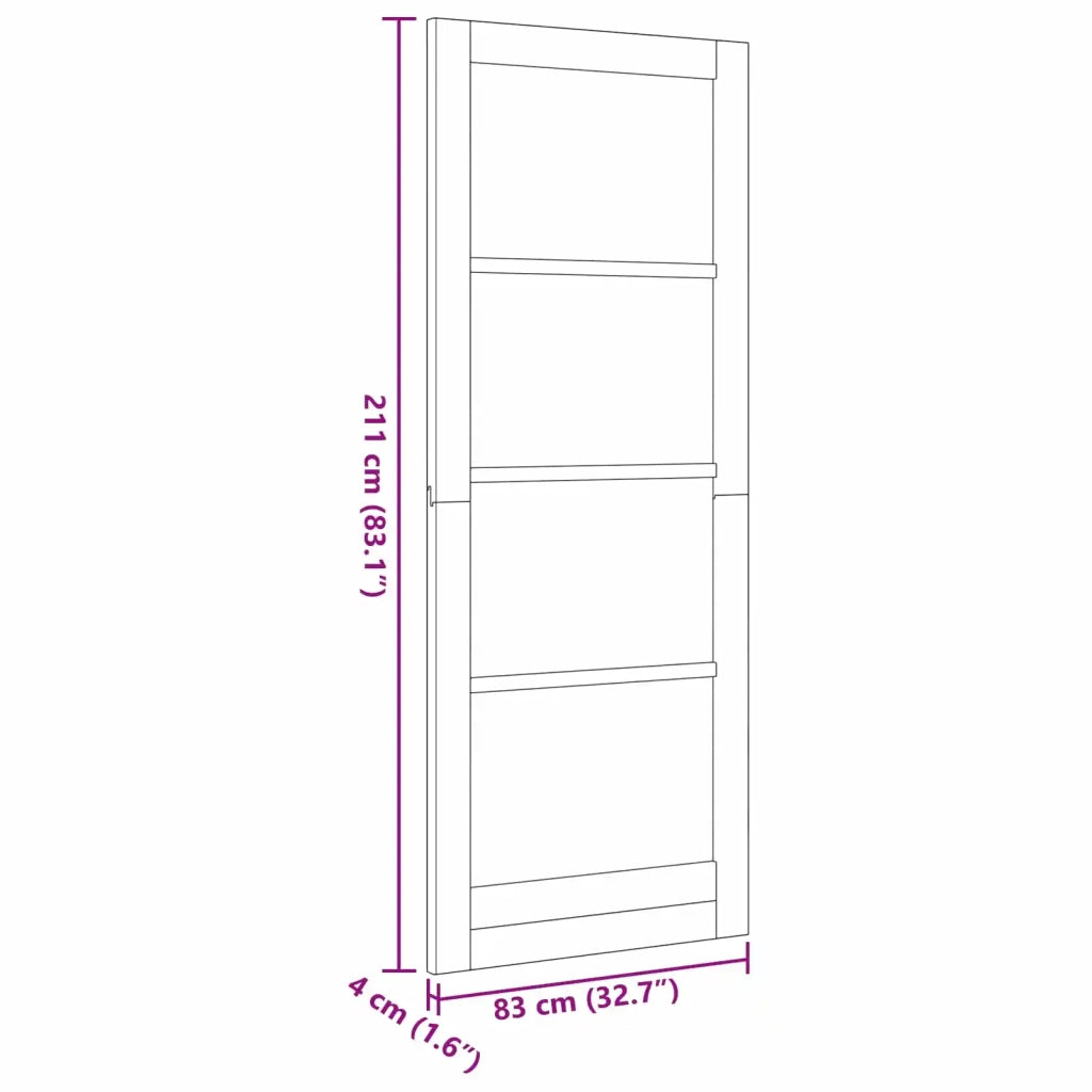 Porta Interna Bianco 83 x 211 cm Legno compensato