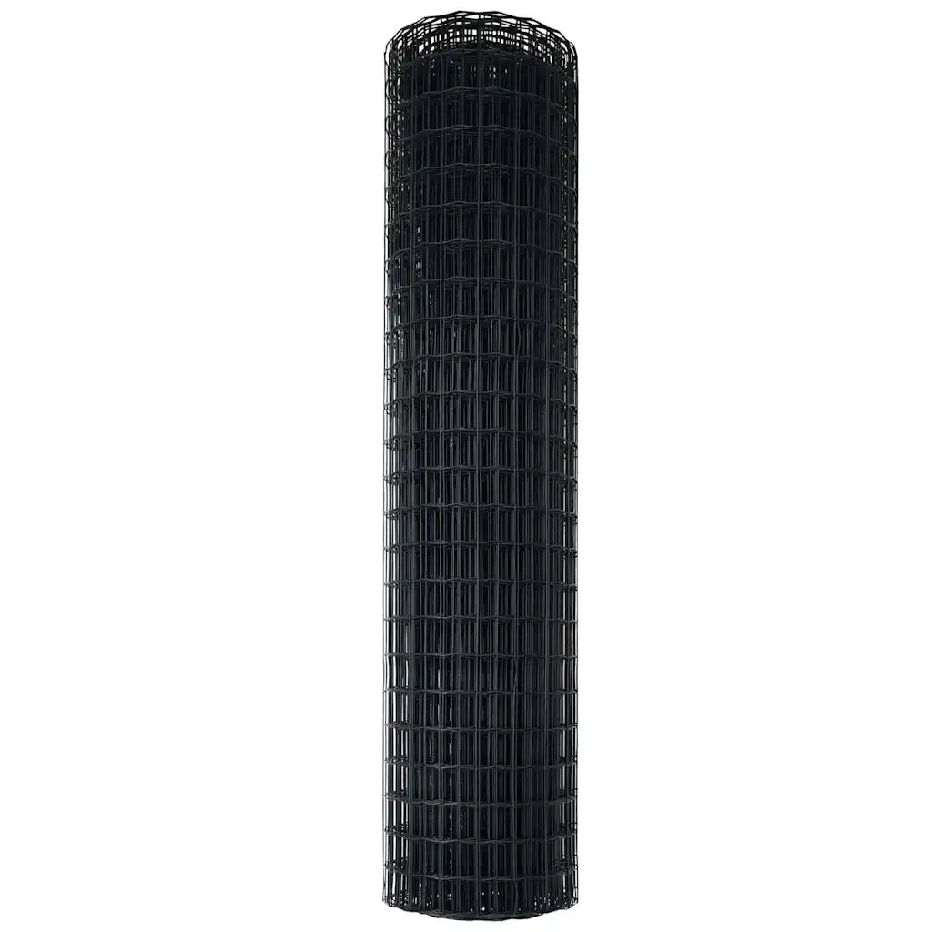 Recinzione Euro Grigio 1,2 x 25 m Ferro rivestito in PVC 42004526