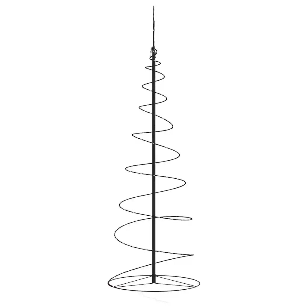 vidaXL Albero di Natale a LED 100 LED Bianco Caldo 150 cm