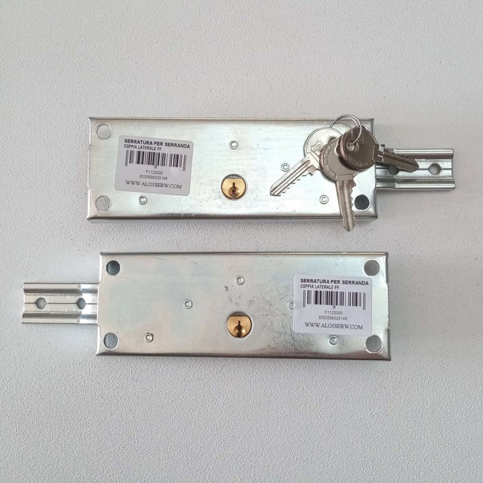 Facchinetti coppia di serrature laterali destra e sinistra con chiavi uguali