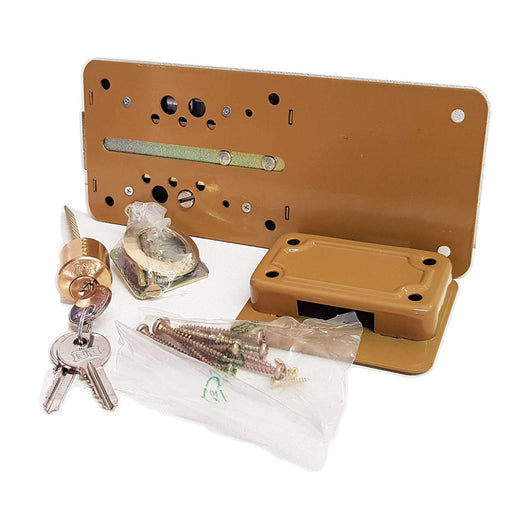 Facchinetti serratura a spingere destra 50mm ferroglietto cilindro staccato 6 mandate senza scrocco