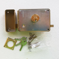 Facchinetti serratura corta a spingere destra 60mm ferroglietto cilindro fisso a 3 mandate