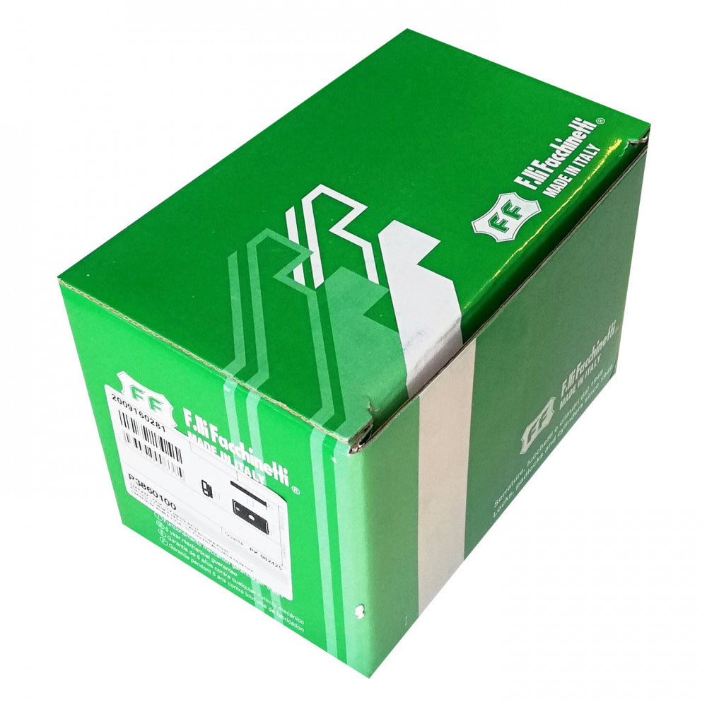 Facchinetti serratura zincata 60mm a spingere destra per portoncino da applicare