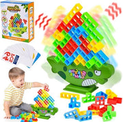 Gioco di equilibrio a 64 pezzi - struttura di costruzione educativa Montessori - regalo per bambini - ragazzi e ragazze.