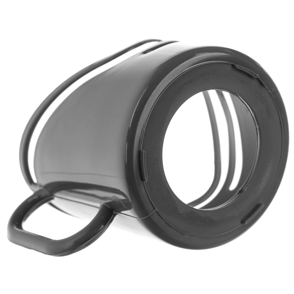 Cestini in plastica KADAX per bicchieri, 6 pezzi, colore grigio