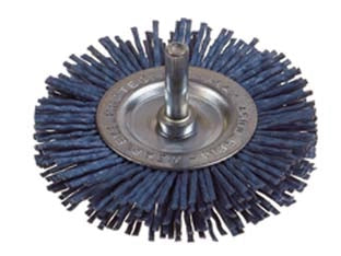 SPAZZOLA CIRCOLARE IN NYLON ABRASIVO BLU- - ø mm.100 PG 497.20 - 1 blister PG