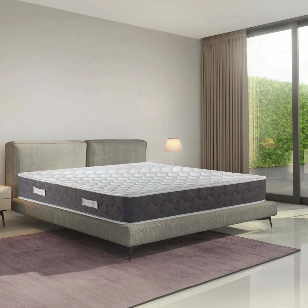 Materasso matrimoniale South, Materasso Memory Foam, Materasso ergonomico, Materasso a molle insacchettate, 100% Made in Italy, 140x190xh28 cm