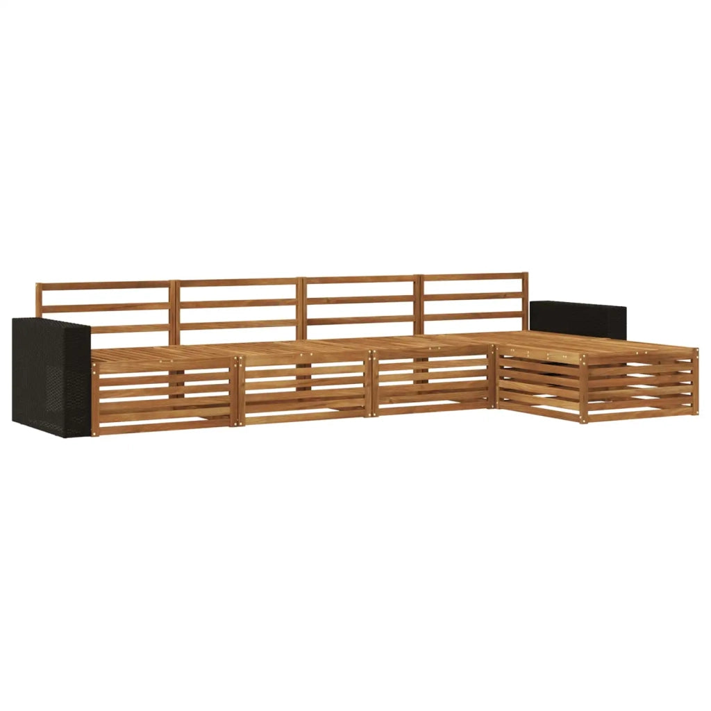 Set di divani da esterno 5 pcs Naturale 3383242