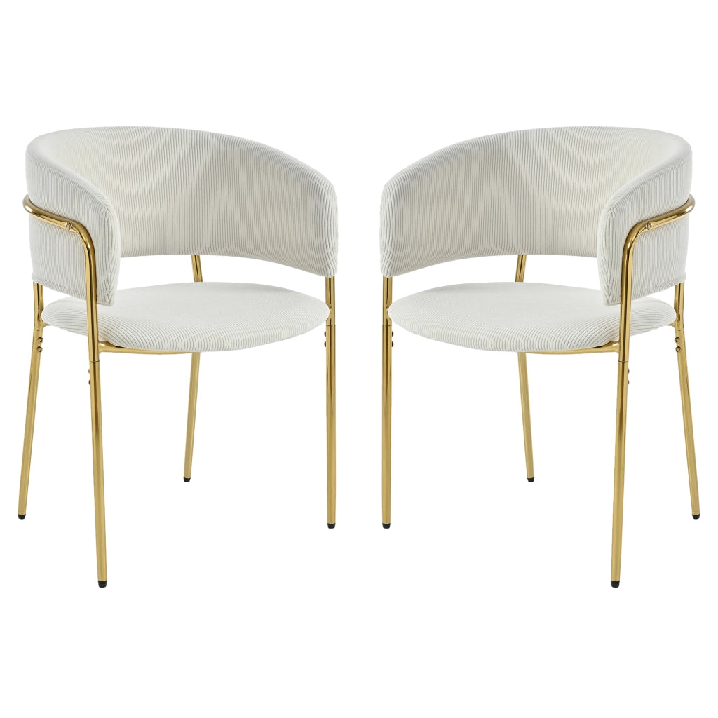 SEDIA da pranzo design minimalista 69.85 x 58.42 x 38.74 cm beige