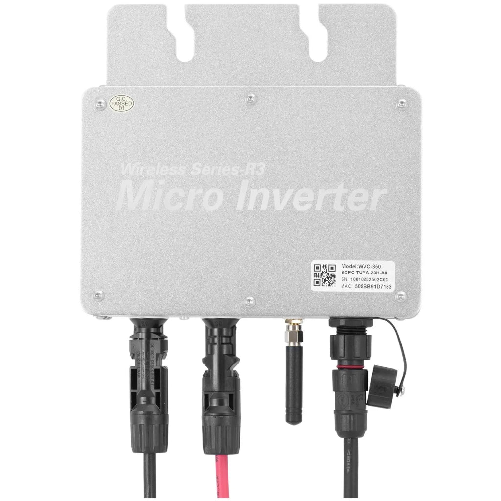 Pannello solare monocristallino da 350 Watt per balcone kit completo pronto per l'installazione lega di alluminio e vetro 14_0009459