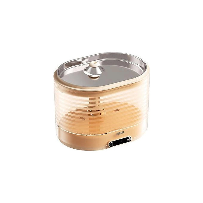 Enabot fontanella per gatti Rola wireless, 2 l, batteria 5000 mAh, autonomia 60 giorni, Wi-Fi, app, beige