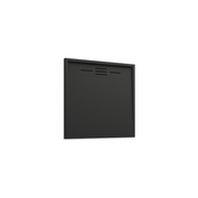 Piatto doccia 80x80 effetto pietra colore nero | Spanios