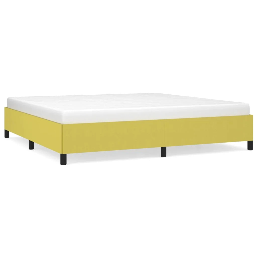 Giroletto senza Materasso Verde 200x200 cm in Tessuto 347097