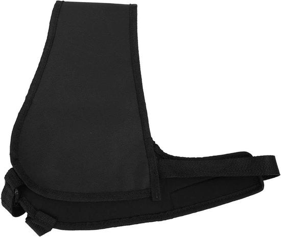 Pattino Sportivo da Spalla per Attività All'aperto Protezione Shockproof Ripercussione Paracadute di Protezione Pads per Palestra - Nero - Grande