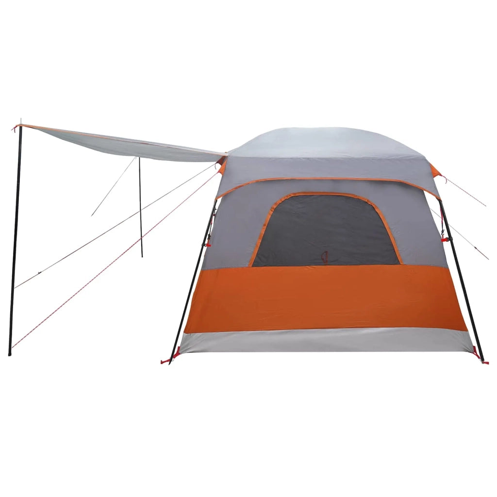 Tenda Familiare con tetto Grigio e arancione 420 x 305 x 200 cm 42028499
