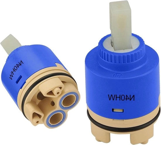 Cartridge di sostituzione ceramica premium 40mm per rubinetto a unico maniglione - adatto per rubinetti da bagno o cucina con certificazione