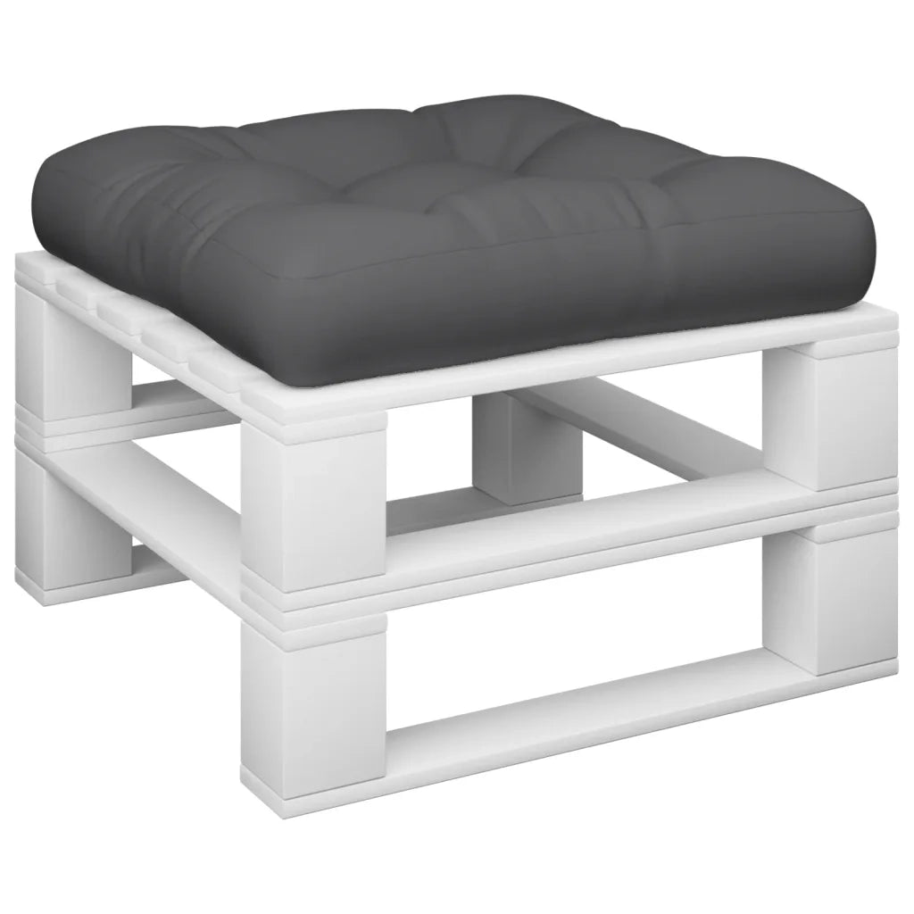 vidaXL Cuscino per Pallet Antracite 50x50x12 cm in Tessuto