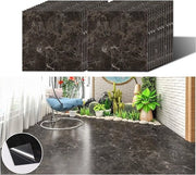 Pavimentazione in PVC a forma di lastre di marmo - 30 cm x 30 cm - 24 pezzi Lastre autoadesive