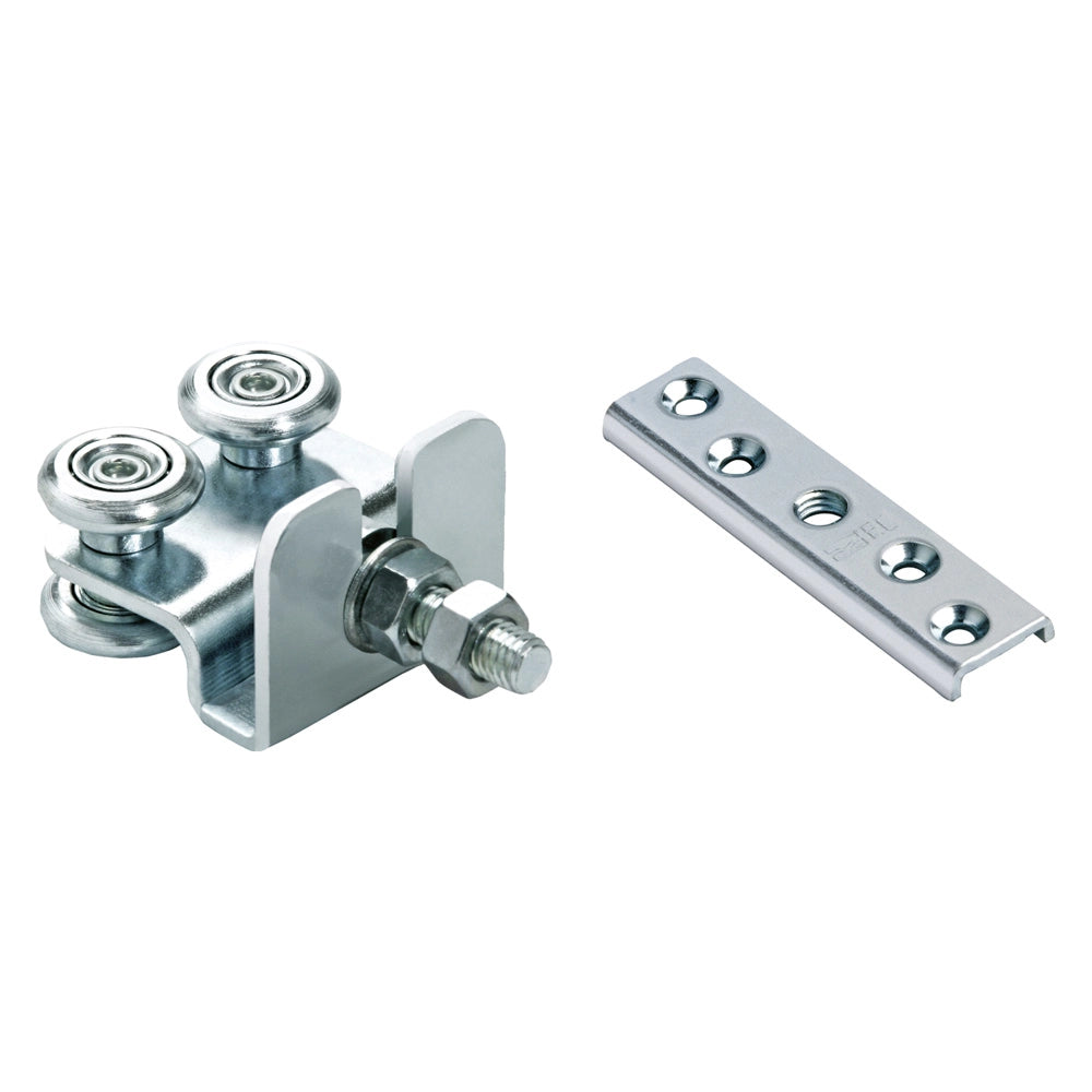 CARRELLO A 4 CUSCINETTI CON PIASTRA ART.40/24+42 ø mm 24 - 10 MA  - COMUNELLO