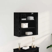 Armadietto a muro Rovere Nero 80 x 33 x 80 cm Legno multistrato 862803