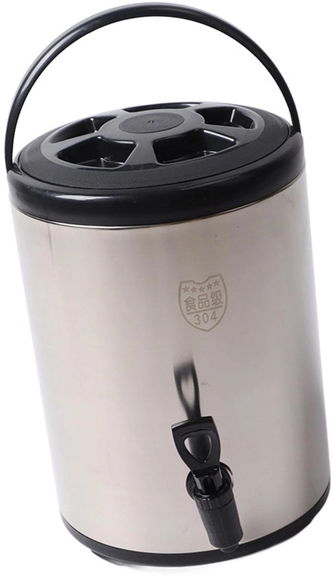 Dispensatore di acqua 8 Litri - Isolato - Doppio strato - Acciaio inossidabile - Multifunzionale - Conserva bevande calde/fredde - Serbatoio di acqua