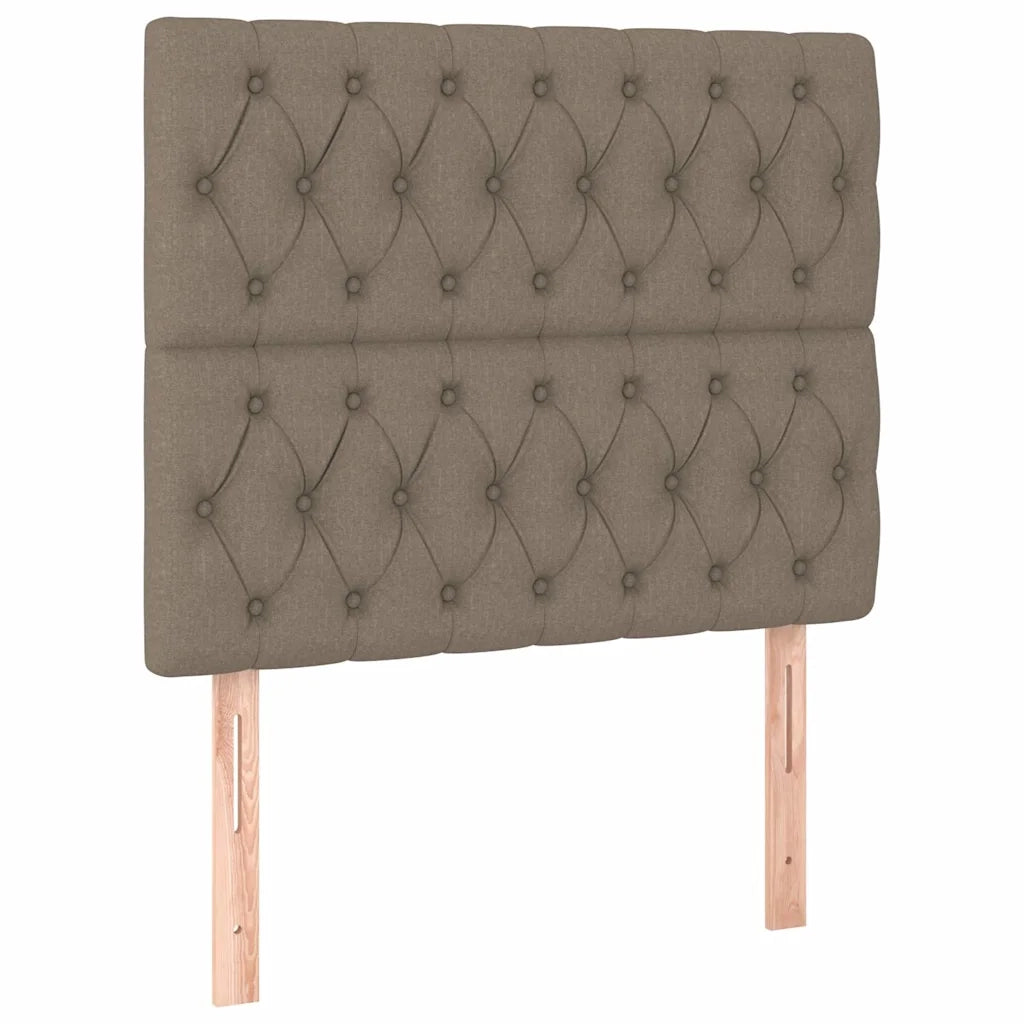 Giroletto a Molle con Materasso Tortora 90x190 cm in Tessuto 3131637