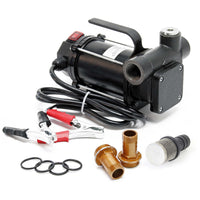 Pompa autoadescante per diesel gasolio 80 l/min 550W 12V altezza di aspirazione 3m