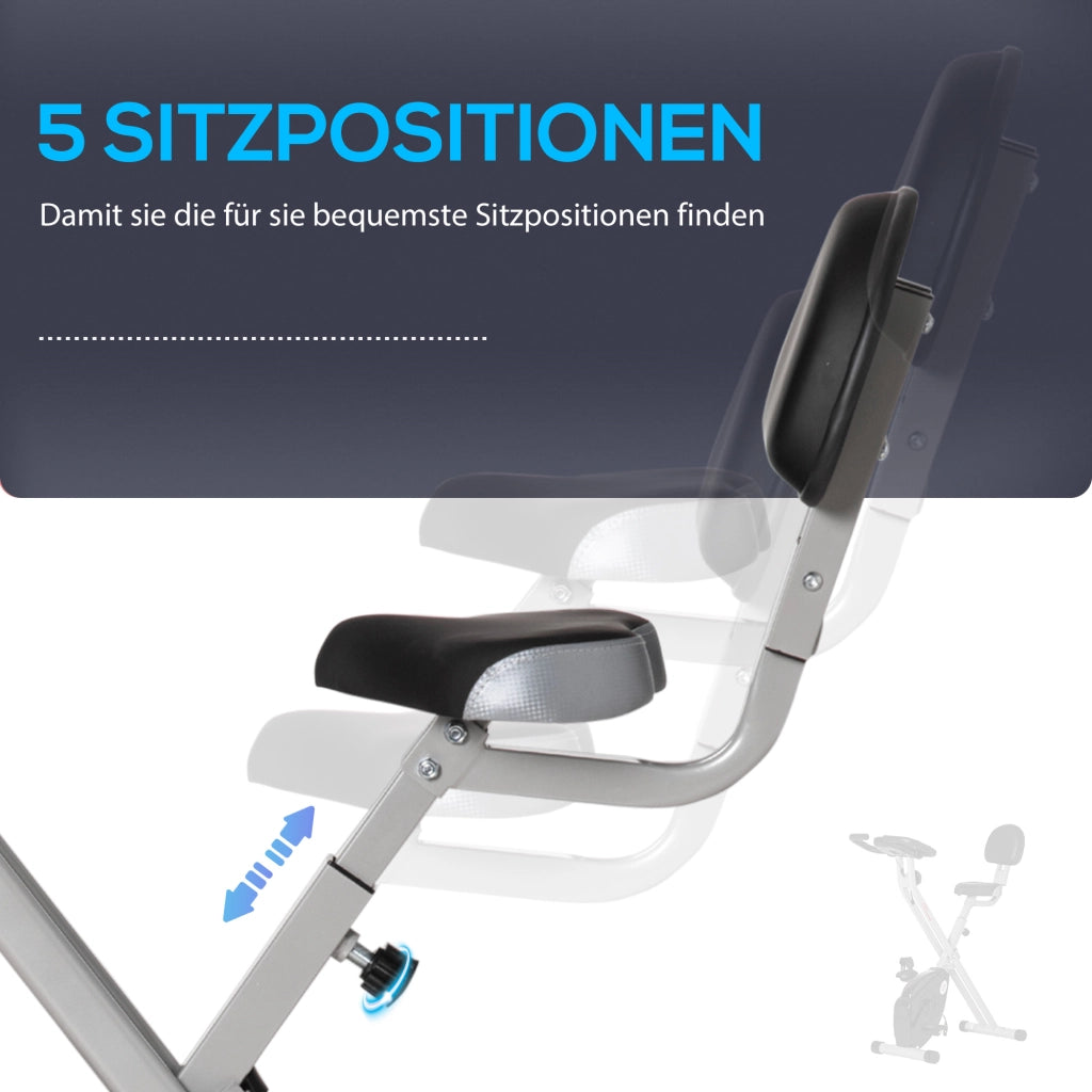 Ciclismo trainer magnetico ¨C zephmum ¨C Nero+Grigio 8 livelli regolabile