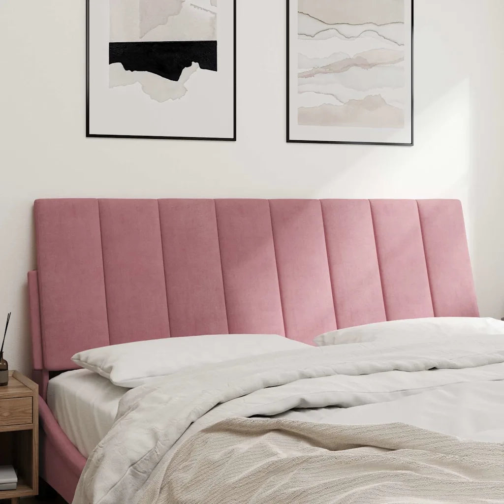 Cuscino Testiera Hanko Rosa 120 cm in Velluto CFW4114418