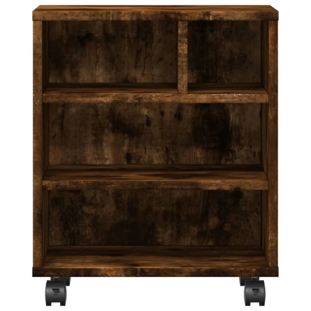 Supporto per stampante scrivania/ufficio con ruote 41 x 32 x 48 cm marrone 02_0044747