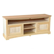 Porta tv 2 porte 3 vani a giorno legno grezzo 170x46x69 - Mobili 2G