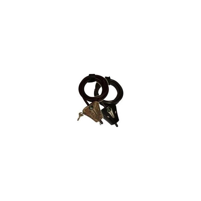 Master Lock 8418EURD Python Cavo Antifurto Regolabile Acciaio Intrecciato 180cm diametro 8mm colore Nero