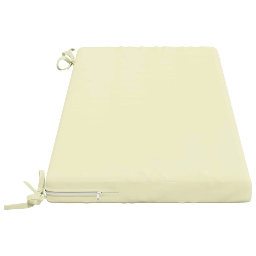 Cuscini per Panchina a 2 Pezzi SOEST 2 pz 100% Poliestere Crema 948825