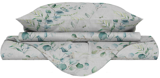 Copripiumino Singolo con Federe Stampato in Microfibra Ivy