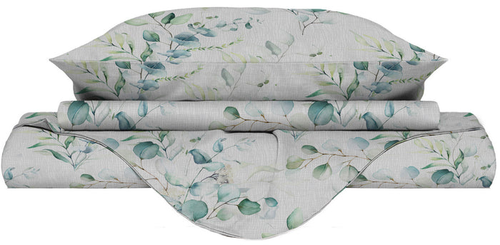 Copripiumino Singolo con Federe Stampato in Microfibra Ivy