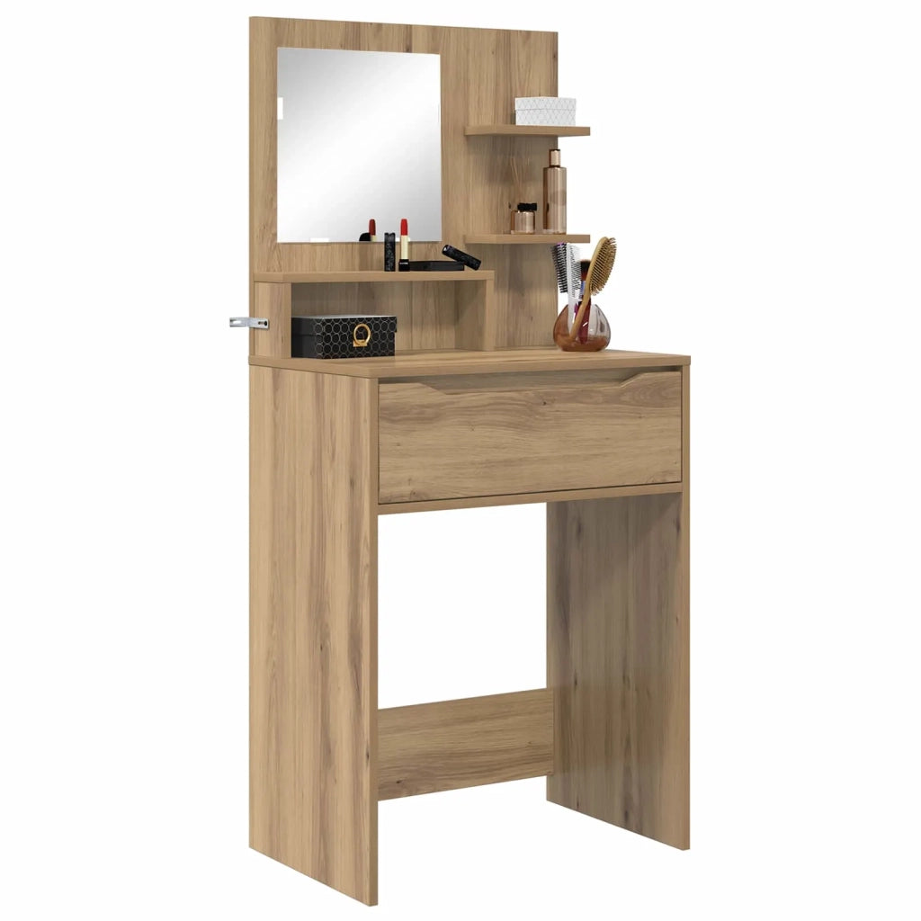 Tavoli da Trucco per Camera da Letto Rovere artigianale 889006