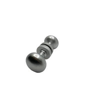 POMOLO ACCOPPIATO MINORI D 55 MM CROMO SATINATO- VI.TEL- 1,0 coppie