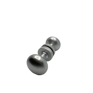 POMOLO ACCOPPIATO MINORI D 55 MM CROMO SATINATO- VI.TEL- 1,0 coppie