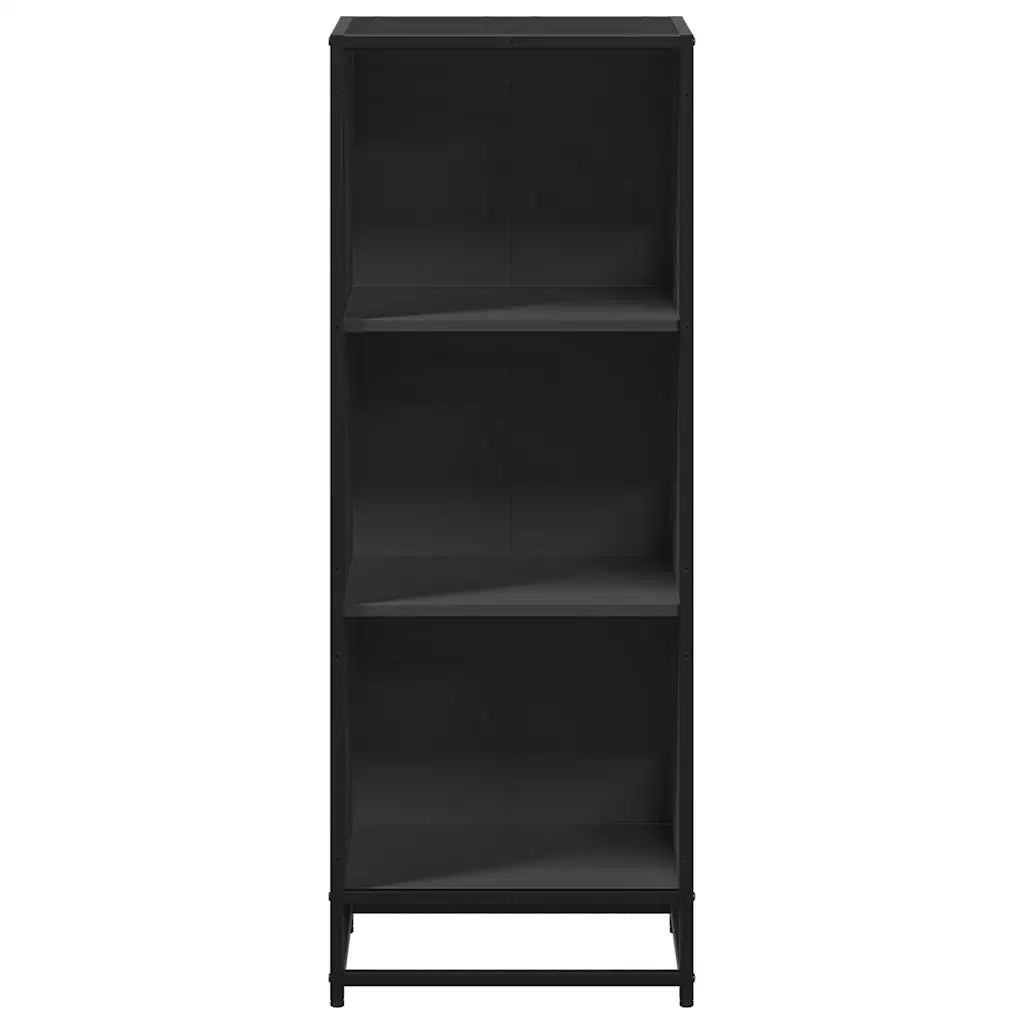 Libreria Nera 40x35x107,5 cm in Legno Multistrato