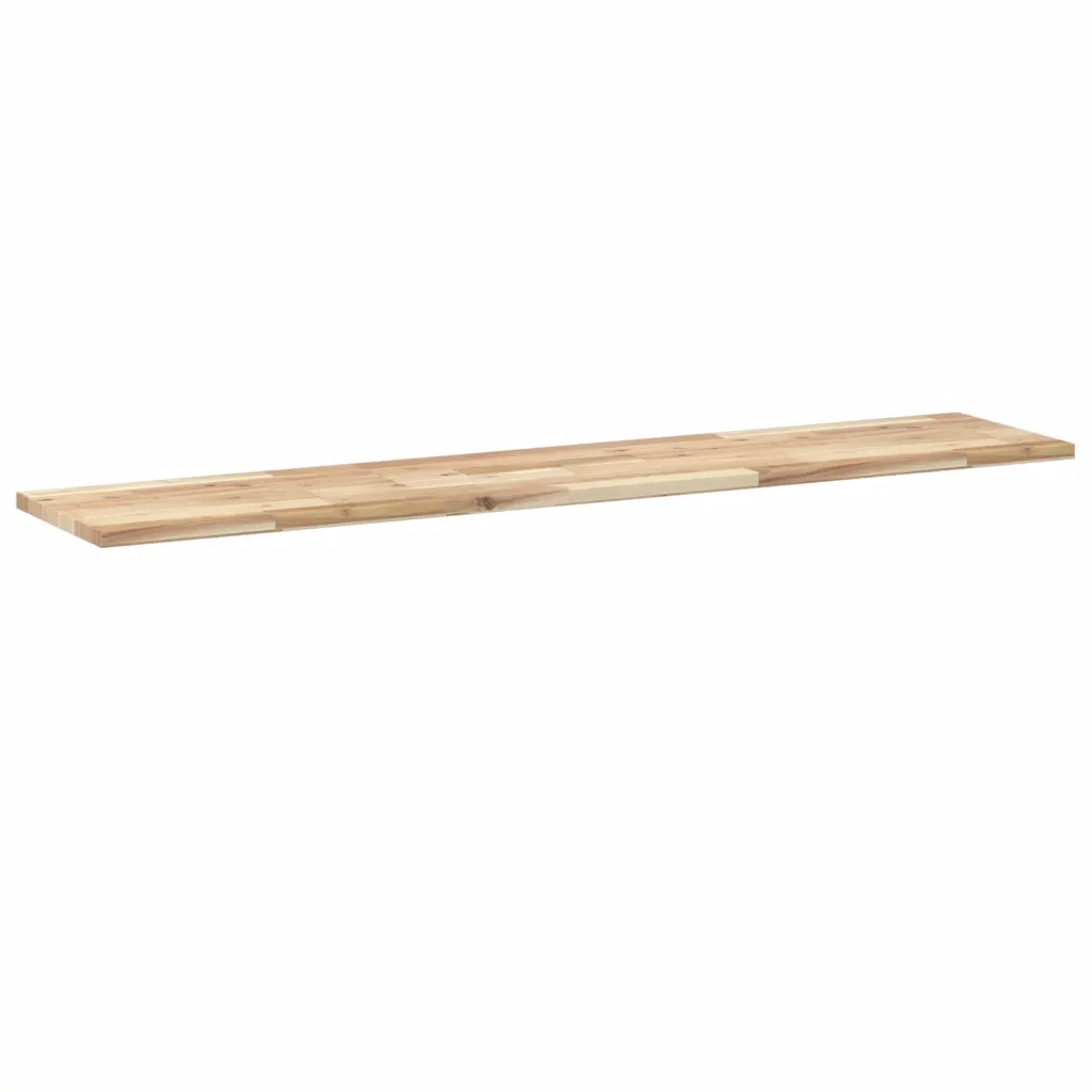 vidaXL Mensole da Parete 2 pz 140x30x2 cm Legno Acacia Non Trattato